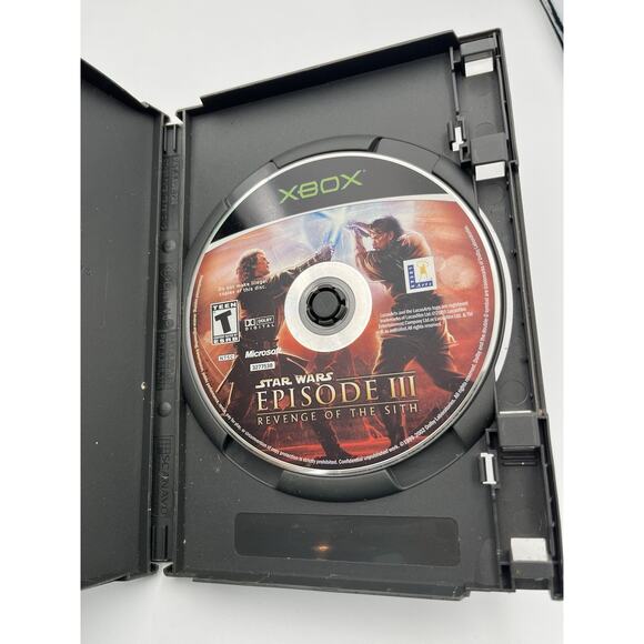 Star Wars: Episode 3 III Revenge of the Sith (Microsoft Xbox) Game And Manual - Picture 2 of 5